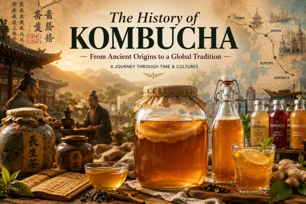 The origin of kombucha: a journey through time