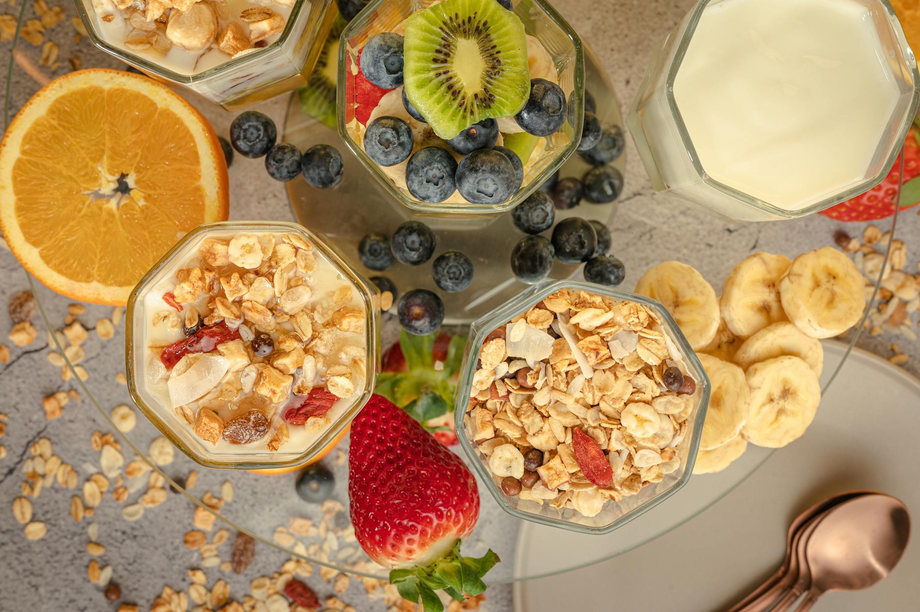 Prebiotic fiber sources including plant-based ingredients used in functional beverages