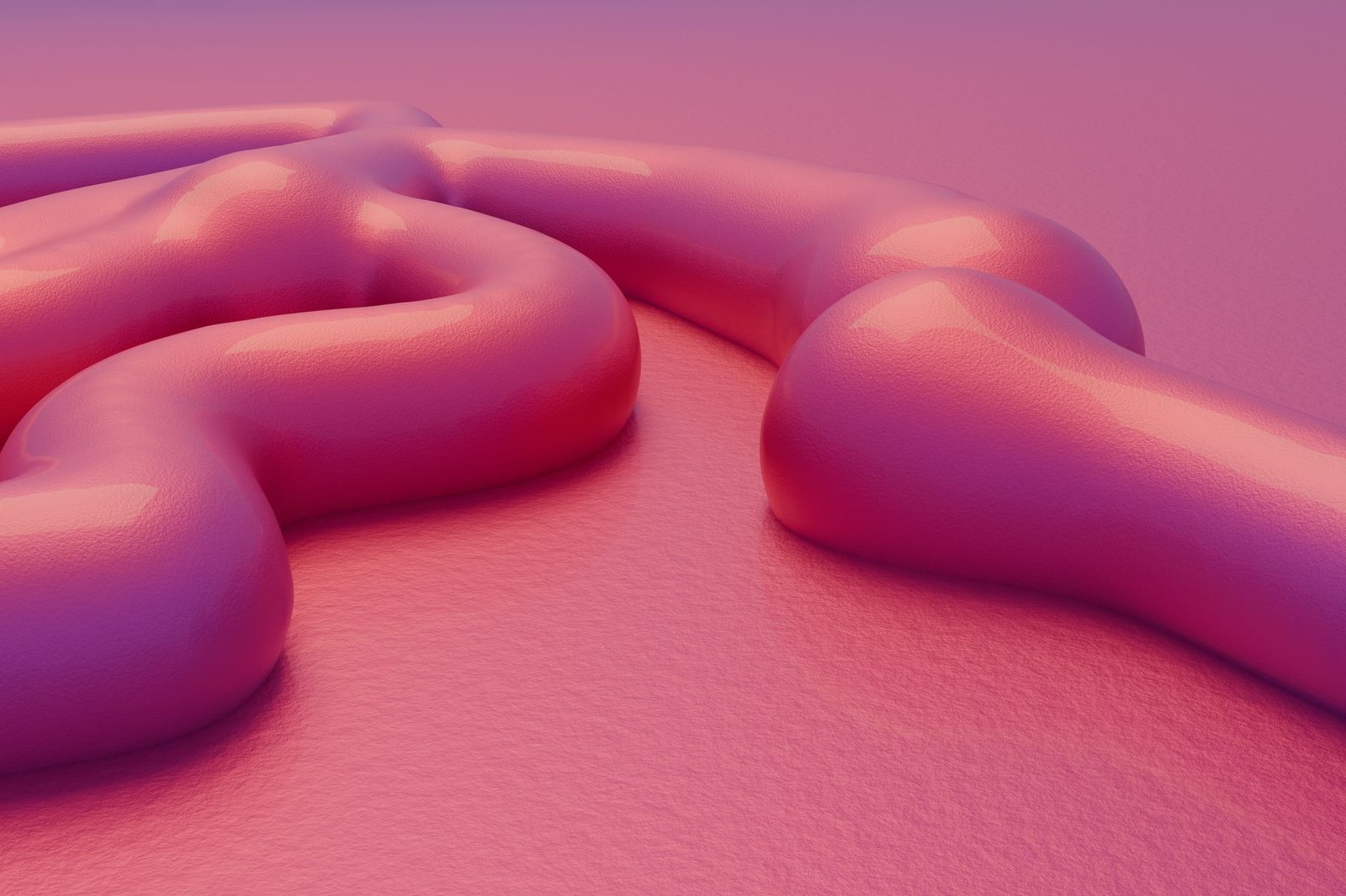 Close up illustration of the human gut microbiome showing bacterial colonies affected by antibiotics